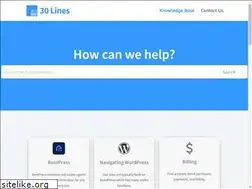 Sites similar to support.30lines.com