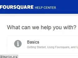 Sites similar to support.foursquare.com