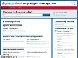 Sites similar to support.pitchvantage.com