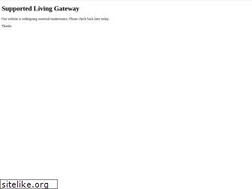 Sites similar to supportedlivinggateway.com