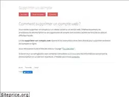 Sites similar to supprimer-un-compte.com