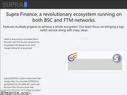 Sites similar to supra.finance