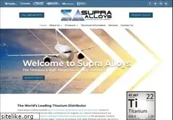 Sites similar to supraalloys.com