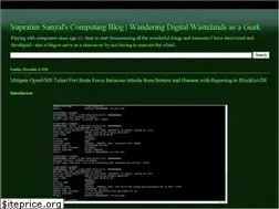 Sites similar to supratim-sanyal.blogspot.com