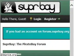 Sites similar to suprbay.org