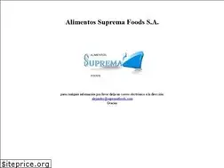Sites similar to supremafoods.com