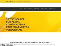 Sites similar to supremapropaganda.com.br
