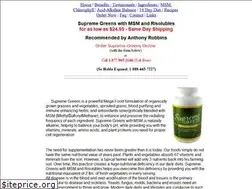 Sites similar to supreme-greens.info