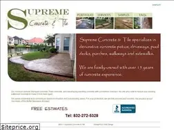 Sites similar to supremeconcreteandtile.com