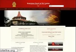 Sites similar to supremecourt.lk