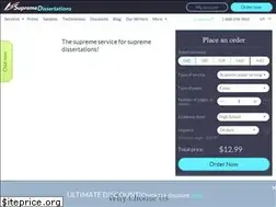 Sites similar to supremedissertations.com