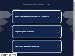 Sites similar to supremerulerofearth.com