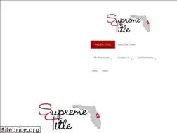 Sites similar to supremetitlellc.com