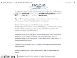 Sites similar to supremewater.co.za