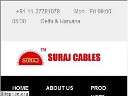 Sites similar to surajcables.com