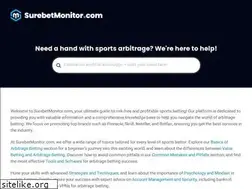 Sites similar to surebetmonitor.com