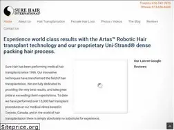 Sites similar to surehairtransplants.com