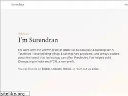 Sites similar to surendran.info