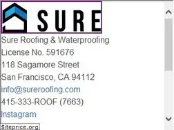 Sites similar to sureroofing.com