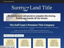 Sites similar to suretyland.com