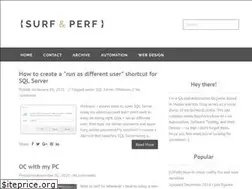 Sites similar to surfandperf.com
