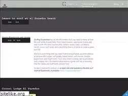 Sites similar to surfinguatemala.com