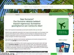 Sites similar to suriname-vakantiereis.nl