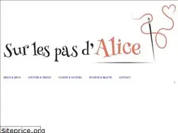 Sites similar to surlespasdalice.com