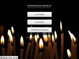 Sites similar to surmakuulutused.ee