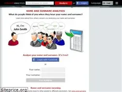 Sites similar to surnameanalysis.com