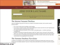 Sites similar to surnamedb.com