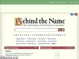 Sites similar to surnames.behindthename.com
