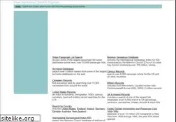 Sites similar to surnamesupersearch.com