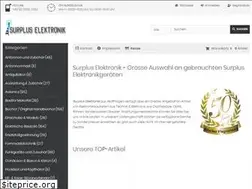Sites similar to surplus-elektronik.de