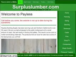 Sites similar to surpluslumber.com