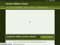 Sites similar to surplusmilitarydepot.com