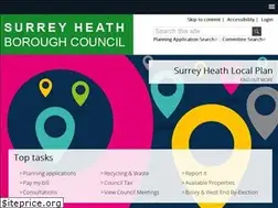 Sites similar to surreyheath.gov.uk