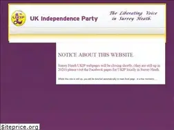 Sites similar to surreyheathukip.org.uk