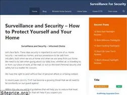 Sites similar to surveillanceforsecurity.com