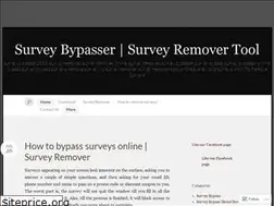 Sites similar to surveybypass2014.wordpress.com
