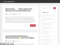 Sites similar to surveyexperience.info