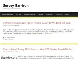 Sites similar to surveygarrison.com
