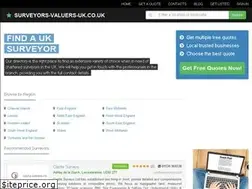 Sites similar to surveyors-valuers-uk.co.uk