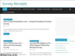 Sites similar to surveyreceipts.com