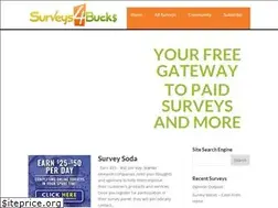 Sites similar to surveys4bucks.com