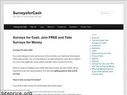 Sites similar to surveysforcash.org