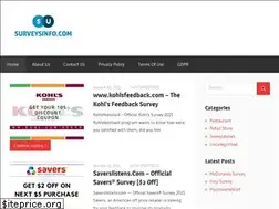 Sites similar to surveysinfo.com