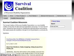 Sites similar to survivalcoalitionwi.org
