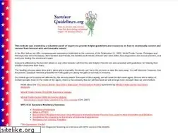Sites similar to survivorguidelines.org