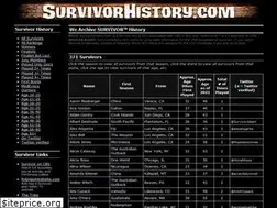 Sites similar to survivorhistory.com